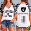 Las Vegas Raiders NFL vs All Y' All United We Stand V Neck T Shirt, NFL Team V Neck Tee 3 Las Vegas Raiders NFL vs All Y' All United We Stand V Neck T Shirt, NFL Team V Neck Tee Las Vegas Raiders Nfl VS All Y All United WE Stand V Neck T Shirt