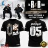 Las Vegas Raiders x Chris Brown The R&B Tour 2026 Graphic T Shirt, Viral 3D Graphic Tee Las Vegas Raiders X Chris Brown The R B Tour 2026 Graphic T Shirt