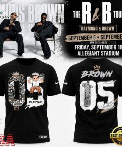 Las Vegas Raiders x Chris Brown The R&B Tour 2026 Graphic T Shirt, Viral 3D Graphic Tee Las Vegas Raiders X Chris Brown The R B Tour 2026 Graphic T Shirt