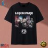 Linkin Park Band Members Photo Graphic Vintage T Shirt, Music 2D Graphic Tee Linkin Park Band Members Photo Graphic Vintage T Shirt