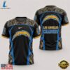 Los Angeles Chargers 2026 NFL Hunting Camo 3D Shirt, Sports Fans 3D Shirt Los Angeles Chargers 2026 Nfl Hunting Camo 3D Shirt