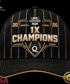 Los Angeles Queens Champions 1X WPBL Baseball 2026 Cap, Fashion Baseball Cap Los Angeles Queens Champions 1X Wpbl Baseball 2026 Cap