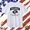 Los Angeles Rams National Football League NFC West Team Logo T Shirt, Trendy 2D Print Shirt Los Angeles Rams National Football League Nfc West Team Logo T Shirt
