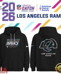 Los Angeles Rams NFL Crucial Catch 2026 Limited Edition Black Hoodie Shirt, Sports Fans 3D Shirt Los Angeles Rams Nfl Crucial Catch 2026 Limited Edition Black Hoodie Shirt