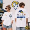 Los Angeles Rams NFL Kitty Burger Game Day Unisex 3D Shirt, Sports Fans 3D Shirt Los Angeles Rams Nfl Kitty Burger Game Day Unisex 3D Shirt
