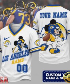 Los Angeles Rams NFL Mickey Quarterback Football Jersey, Trending NFL Jersey Los Angeles Rams Nfl Mickey Quarterback Football Jersey