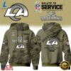 Los Angeles Rams NFL US Veterans Salute To Service 2026 Hoodie Shirt, Sports Fans 3D Shirt Los Angeles Rams Nfl US Veterans Salute TO Service 2026 Hoodie Shirt