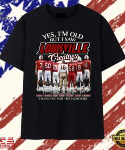 Louisville Cardinals Football Greatness Legends Signatures Vintage T Shirt, Trendy 2D Print Shirt Louisville Cardinals Football Greatness Legends Signatures Vintage T Shirt