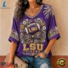 LSU Tigers NCAA Vintage Floral Bow V Neck T Shirt, NCAA V Neck Fan Shirt 3 LSU Tigers NCAA Vintage Floral Bow V Neck T Shirt, NCAA V Neck Fan Shirt Lsu Tigers Ncaa Vintage Floral Bow V Neck T Shirt
