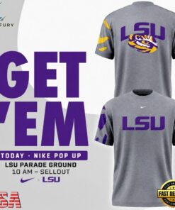 LSU Tigers Parade Ground Get ‘Em 2026 Special New T Shirt, Viral 3D Graphic Tee Lsu Tigers Parade Ground Get EM 2026 Special New T Shirt