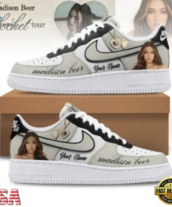 Madison Beer The Locket Tour Custom Air Force 1 Shoes, Music Lover AF1 Shoes Madison Beer The Locket Tour Custom Air Force 1 Shoes