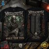 Megadeth World Tour 2026 Thrash Metal Vintage 3D Shirt, Trending Music 3D Tee Megadeth World Tour 2026 Thrash Metal Vintage 3D Shirt