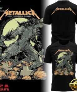 Metallica 2026 Halloween T Shirt, Trending Music 3D Tee Metallica 2026 Halloween T Shirt