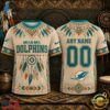 Miami Dolphins 2026 NFL Native American Heritage 3D Shirt, Sports Fans 3D Shirt Miami Dolphins 2026 Nfl Native American Heritage 3D Shirt