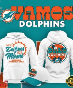 Miami Dolphins Hispanic Heritage Los Delfines De Miami 2026 Hoodie, Viral 3D Graphic Tee Miami Dolphins Hispanic Heritage Los Delfines DE Miami 2026 Hoodie