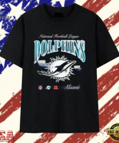 Miami Dolphins National Football League T Shirt, Trendy 2D Print Shirt Miami Dolphins National Football League T Shirt