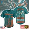 Miami Dolphins NFL Breast Cancer Hope Over Fear Baseball Jersey, NFL Baseball Shirt Miami Dolphins Nfl Breast Cancer Hope Over Fear Baseball Jersey