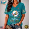 Miami Dolphins NFL Different, Not Less Autism Awareness V neck T Shirt, NFL Team V Neck Tee 2 Miami Dolphins NFL Different, Not Less Autism Awareness V neck T Shirt, NFL Team V Neck Tee Miami Dolphins Nfl Different Not Less Autism Awareness V Neck T Shirt