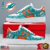 Miami Dolphins NFL End Zone Energy Custom Air Force 1 Shoes Sneaker, NFL Fan AF1 Shoes Miami Dolphins Nfl End Zone Energy Custom Air Force 1 Shoes Sneaker