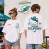 Miami Dolphins NFL Kitty Burger Game Day Unisex 3D Shirt, Sports Fans 3D Shirt Miami Dolphins Nfl Kitty Burger Game Day Unisex 3D Shirt