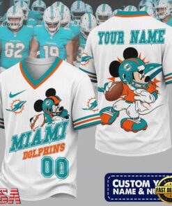 Miami Dolphins NFL Mickey Quarterback Football Jersey, Trending NFL Jersey Miami Dolphins Nfl Mickey Quarterback Football Jersey