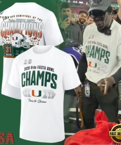 Miami Hurricanes College Football Playoff 2026 Fiesta Bowl Champions Locker Room T Shirt, Viral 3D Graphic Tee Miami Hurricanes College Football Playoff 2026 Fiesta Bowl Champions Locker Room T Shirt