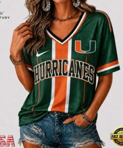 Miami Hurricanes NCAA Rivalry Game Spirit V neck T Shirt, NCAA V Neck Fan Shirt Miami Hurricanes Ncaa Rivalry Game Spirit V Neck T Shirt