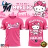 Miami Marlins x Hello Kitty Night 2026 Graphic 3D Shirt, Viral 3D Graphic Tee Miami Marlins X Hello Kitty Night 2026 Graphic 3D Shirt
