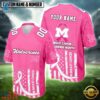 Michigan Wolverines NCAA Breast Cancer Awareness Month 2026 Football Jersey, Fashion Football Jersey 3 Michigan Wolverines NCAA Breast Cancer Awareness Month 2026 Football Jersey, Fashion Football Jersey Michigan Wolverines Ncaa Breast Cancer Awareness Month 2026 Football Jersey