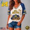 Michigan Wolverines NCAA Floral Stadium Bow V Neck 3D T Shirt, NCAA V Neck Fan Shirt 3 Michigan Wolverines NCAA Floral Stadium Bow V Neck 3D T Shirt, NCAA V Neck Fan Shirt Michigan Wolverines Ncaa Floral Stadium Bow V Neck 3D T Shirt