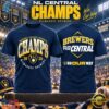 Milwaukee Brewers 2026 NL Central Division Champions Graphic T Shirt, Viral 3D Graphic Tee Milwaukee Brewers 2026 NL Central Division Champions Graphic T Shirt