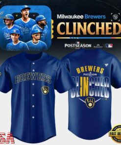 Milwaukee Brewers 2026 Postseason Clinched Baseball Jersey, Hot Baseball Jersey Milwaukee Brewers 2026 Postseason Clinched Baseball Jersey