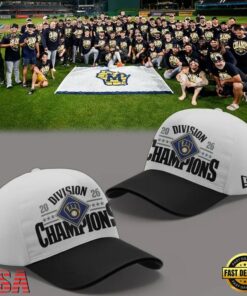 Milwaukee Brewers NL Central Division Champion Win Our Way 2026 Classic Cap, Fashion Baseball Cap Milwaukee Brewers NL Central Division Champion Win Our Way 2026 Classic Cap