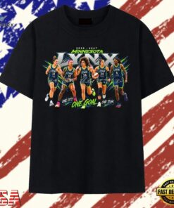 Minnesota Lynx Basketball 2026 2027 Signatures Graphic T Shirt, Trendy 2D Print Shirt Minnesota Lynx Basketball 2026 2027 Signatures Graphic T Shirt