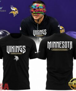 Minnesota Vikings 2026 Rivalry Special New Black T Shirt, Viral 3D Graphic Tee Minnesota Vikings 2026 Rivalry Special New Black T Shirt