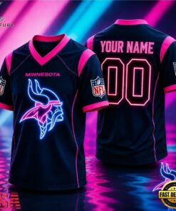 Minnesota Vikings NFL Electric Glow Custom Football Jersey, Trending NFL Jersey Minnesota Vikings Nfl Electric Glow Custom Football Jersey