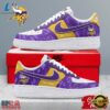 Minnesota Vikings NFL End Zone Energy Custom Air Force 1 Shoes Sneaker, NFL Fan AF1 Shoes Minnesota Vikings Nfl End Zone Energy Custom Air Force 1 Shoes Sneaker