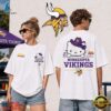 Minnesota Vikings NFL Kitty Burger Game Day Unisex 3D Shirt, Sports Fans 3D Shirt Minnesota Vikings Nfl Kitty Burger Game Day Unisex 3D Shirt