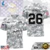 Minnesota Vikings NFL Salute to Service Custom Name & Number Camo 3D Shirt, Sports Fans 3D Shirt Minnesota Vikings Nfl Salute TO Service Custom Name Number Camo 3D Shirt