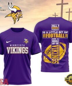 Minnesota Vikings NFL Whole Lot of Football Christian Cross 3D Shirt, Sports Fans 3D Shirt Minnesota Vikings Nfl Whole Lot OF Football Christian Cross 3D Shirt