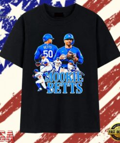 Mookie Betts Los Angeles Dodgers 50 MLB T Shirt, Trendy 2D Print Shirt Mookie Betts Los Angeles Dodgers 50 Mlb T Shirt