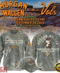 Morgan Wallen x Tennessee Volunteers Camo Event 2026 Sweatshirt, Trending Music 3D Tee Morgan Wallen X Tennessee Volunteers Camo Event 2026 Sweatshirt