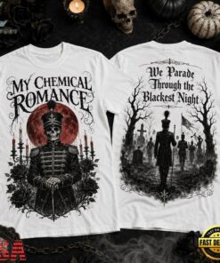 My Chemical Romance Blackest Night Halloween 3D Shirt, Trending Music 3D Tee MY Chemical Romance Blackest Night Halloween 3D Shirt