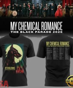 My Chemical Romance The Black Parade 2026 Exclusive Phoenix Event T Shirt, Trending Music 3D Tee MY Chemical Romance The Black Parade 2026 Exclusive Phoenix Event T Shirt