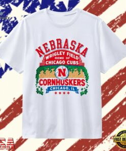 Nebraska Cornhuskers 2026 Volleyball Wrigley Field Chicago T Shirt, Trendy 2D Print Shirt Nebraska Cornhuskers 2026 Volleyball Wrigley Field Chicago T Shirt