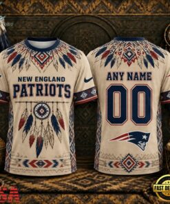 New England Patriots 2026 NFL Native American Heritage 3D Shirt, Sports Fans 3D Shirt New England Patriots 2026 Nfl Native American Heritage 3D Shirt