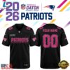 New England Patriots NFL Crucial Catch 2026 Black Limited Edition Football Jersey, Fashion Football Jersey New England Patriots Nfl Crucial Catch 2026 Black Limited Edition Football Jersey