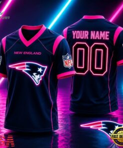 New England Patriots NFL Electric Glow Custom Football Jersey, Trending NFL Jersey New England Patriots Nfl Electric Glow Custom Football Jersey