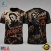 New England Patriots NFL Michael Myers Sunday Nightmares Horror Halloween 3D T Shirt, Sports Fans 3D Shirt New England Patriots Nfl Michael Myers Sunday Nightmares Horror Halloween 3D T Shirt