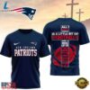 New England Patriots NFL Whole Lot of Football Christian Cross 3D Shirt, Sports Fans 3D Shirt New England Patriots Nfl Whole Lot OF Football Christian Cross 3D Shirt